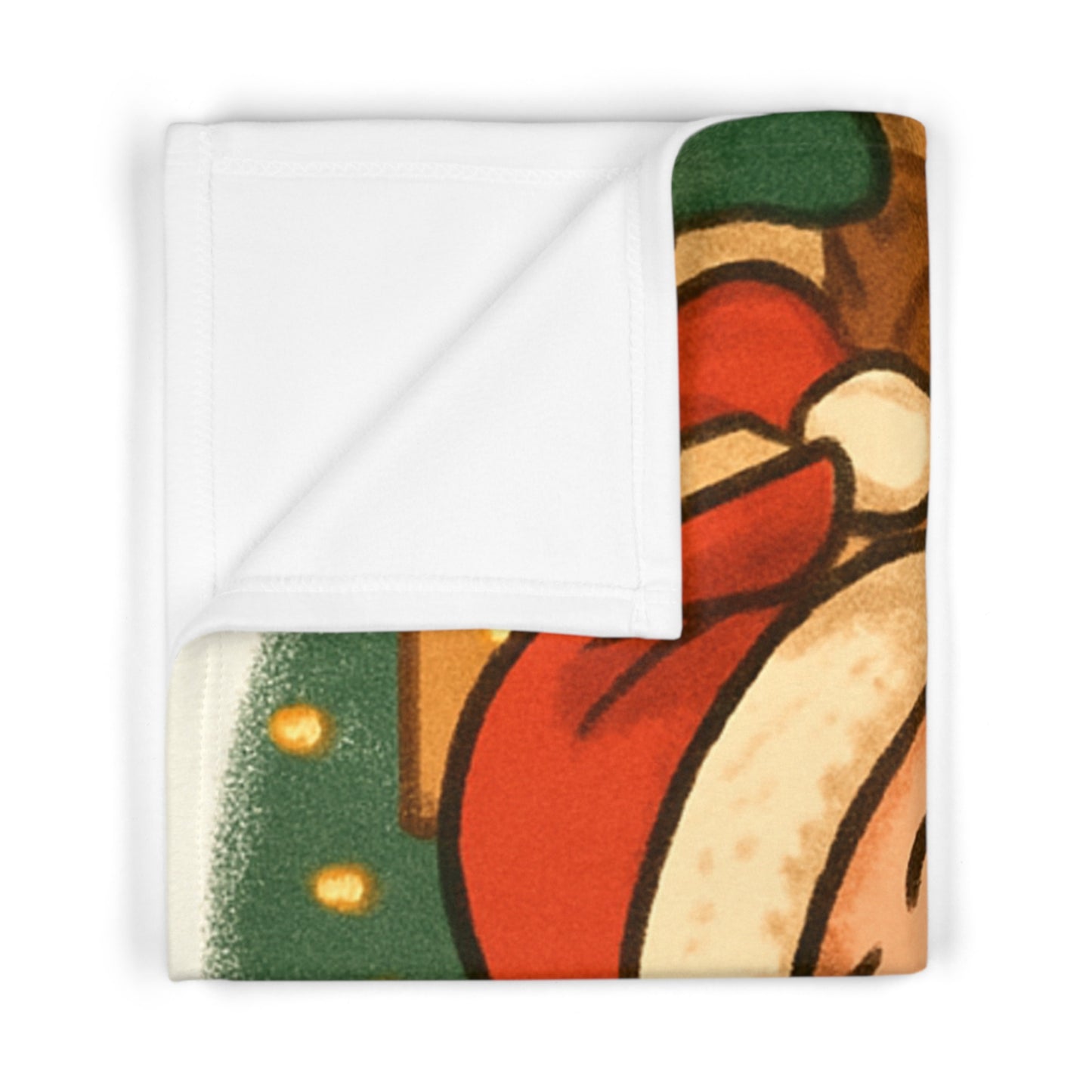 Cozy Holiday Baby Blanket with Cute Christmas Design