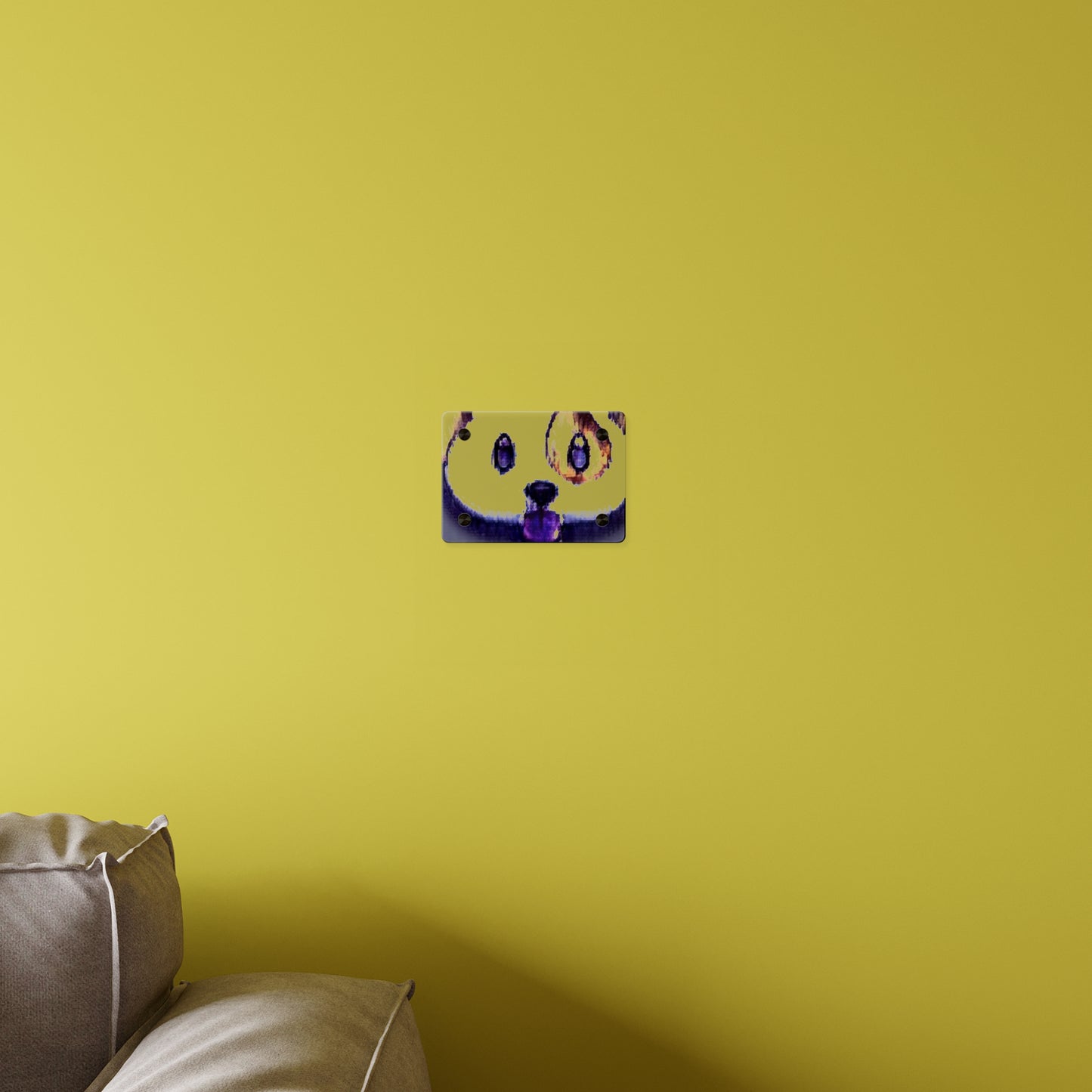 Cute Panda Acrylic Wall Art Panels