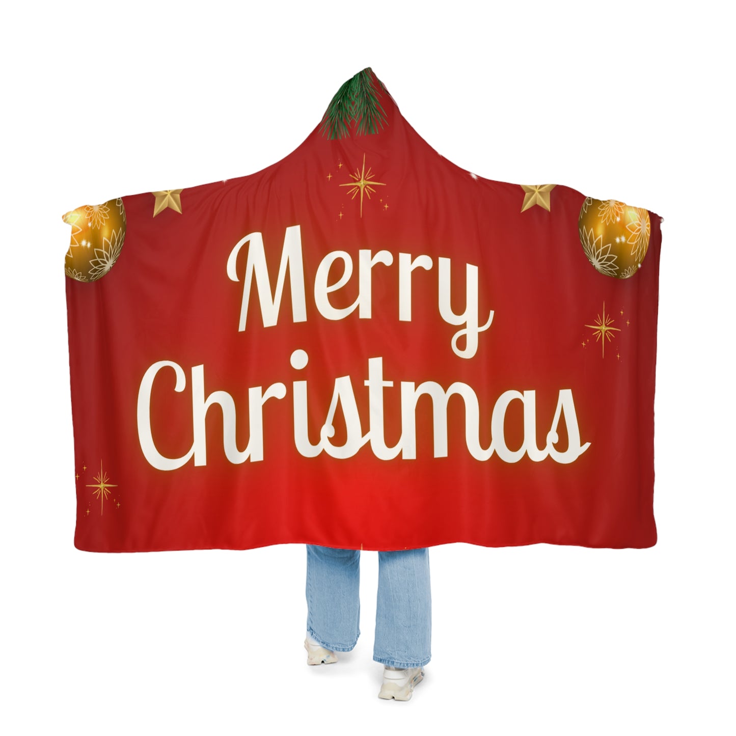 Christmas Snuggle Blanket with Holiday Design