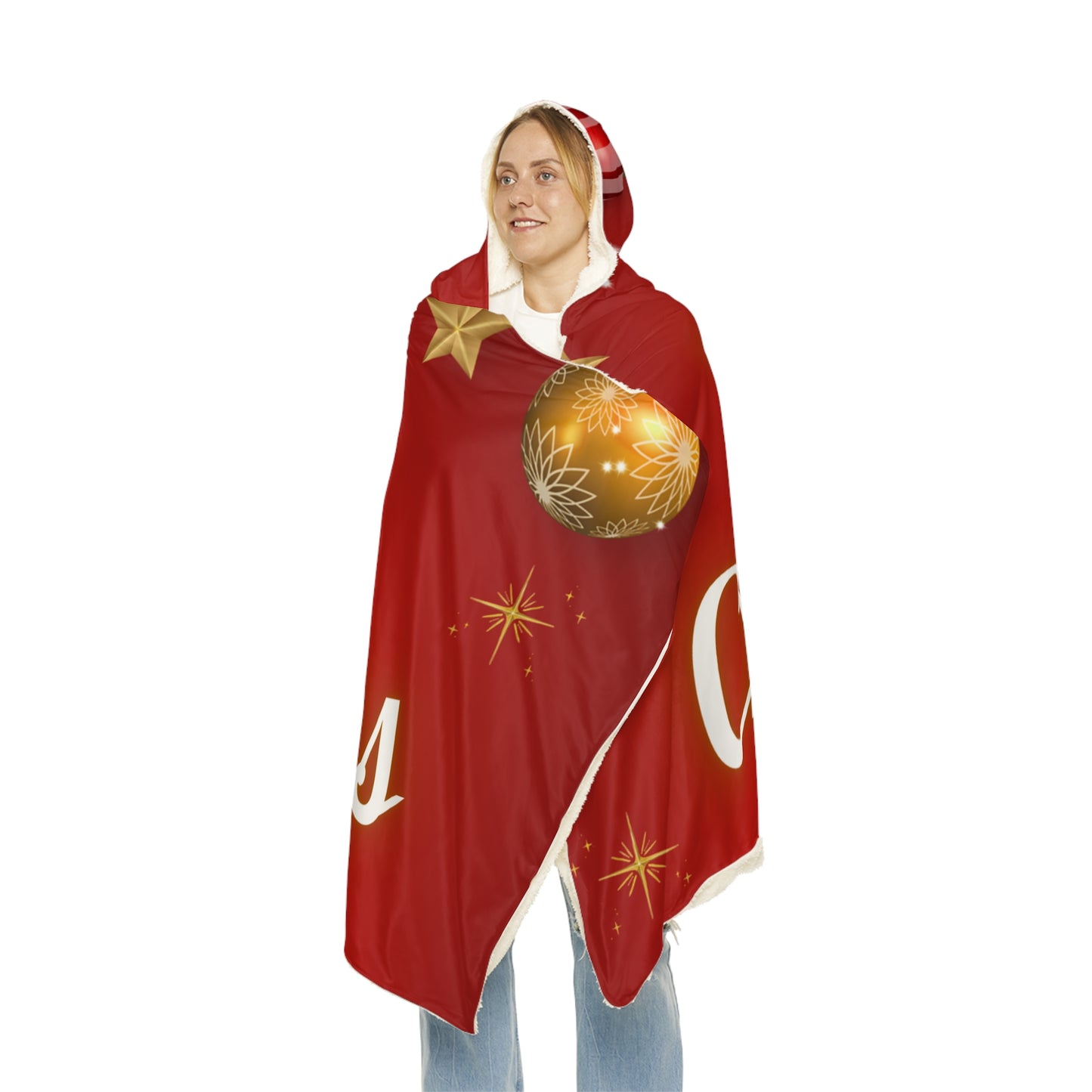 Christmas Snuggle Blanket with Holiday Design