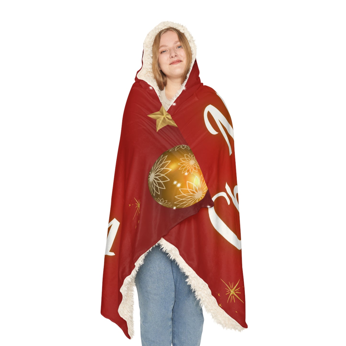 Christmas Snuggle Blanket with Holiday Design